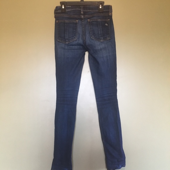 Rag & Bone Mid-Rise Skinny Jeans - Picture 6 of 7